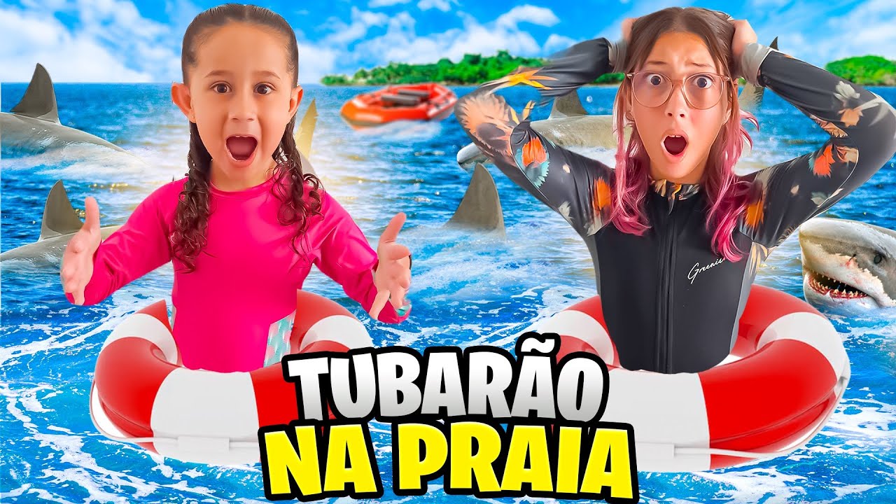 ENCONTRAMOS UM TUBARÃO NA PRAIA *deu muito ruim