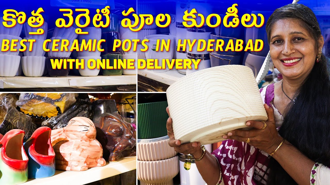 🔴Best Ceramic Pots in Hyderabad | Starting from ₹150 | Home Delivery Available 🌿