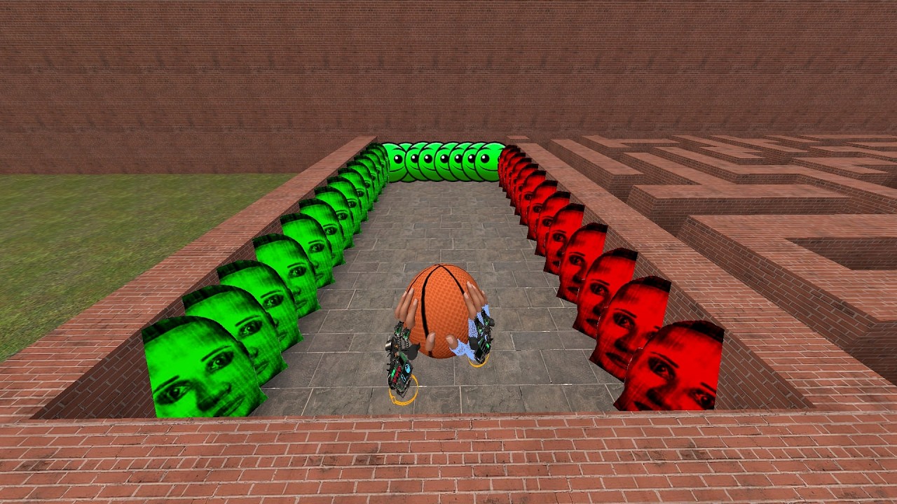 THE NEXTBOT LEARNED EVERY TURN OF THIS MAZE(GARRY’S MOD)!!#GmodCentral #gmod #garrysmod #nextbot
