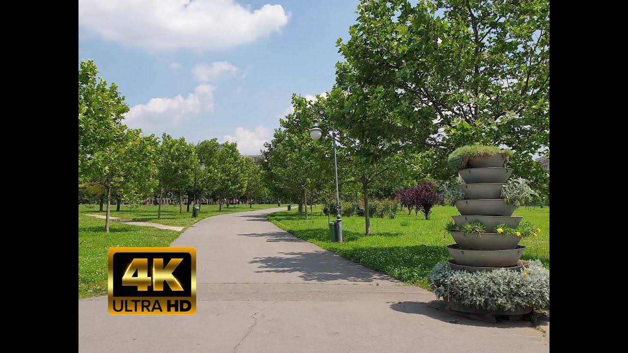 Parcul Izvor, Bucuresti (Walking tour Izvor Park, Bucharest, Romania) [4K video]
