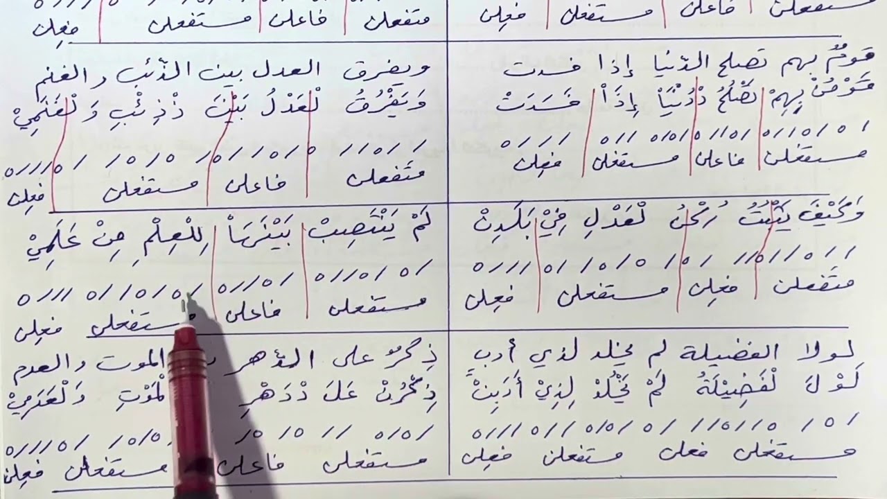 ٢ . ج١٣ . بكالوريا . لغة عربية . البحر البسيط . قصيدة قوم العلم @alnouredu