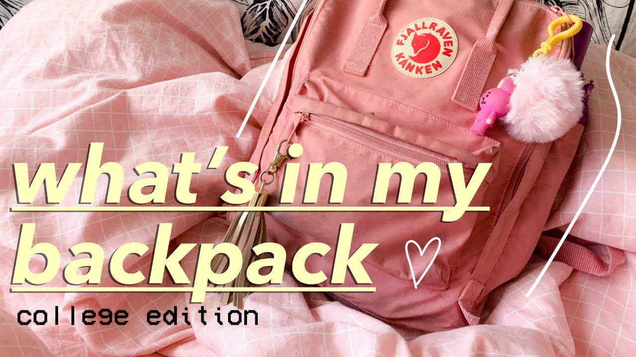 what's in my kanken? \\ 2020 backpack tour (college edition)