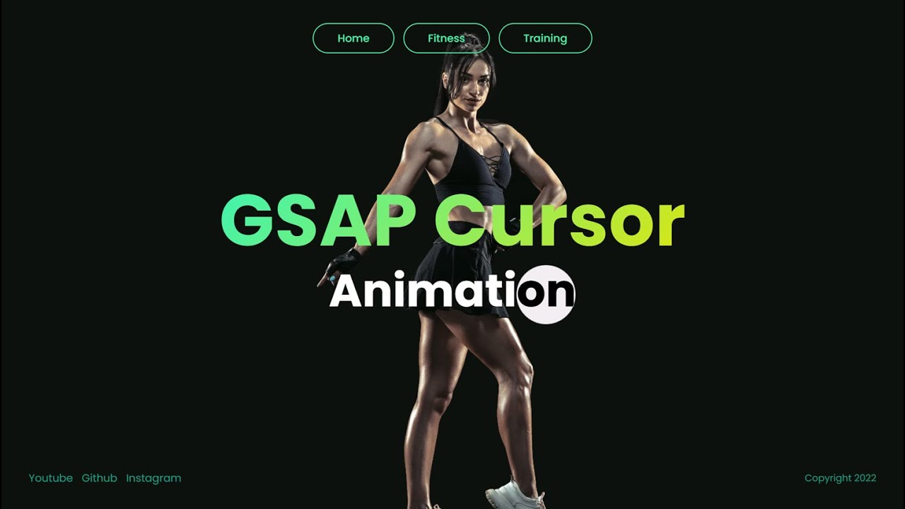 GSAP Custom Cursor Interaction @frontendadvance