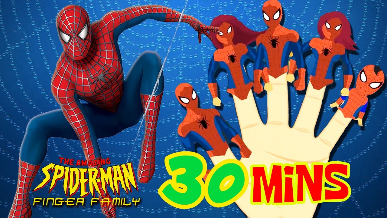 FINGER FAMILY SPIDERMAN | Superheroes Finger Family Songs | Etsy Petsy Kids Kids Song