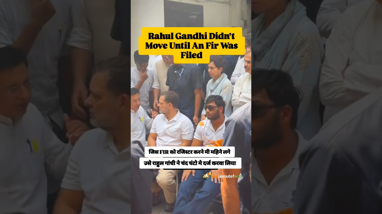 Rahul Gandhi Refuses to Back Down |Finally FIR Registered #RahulGandhi #JusticeForSahil #ViralReels