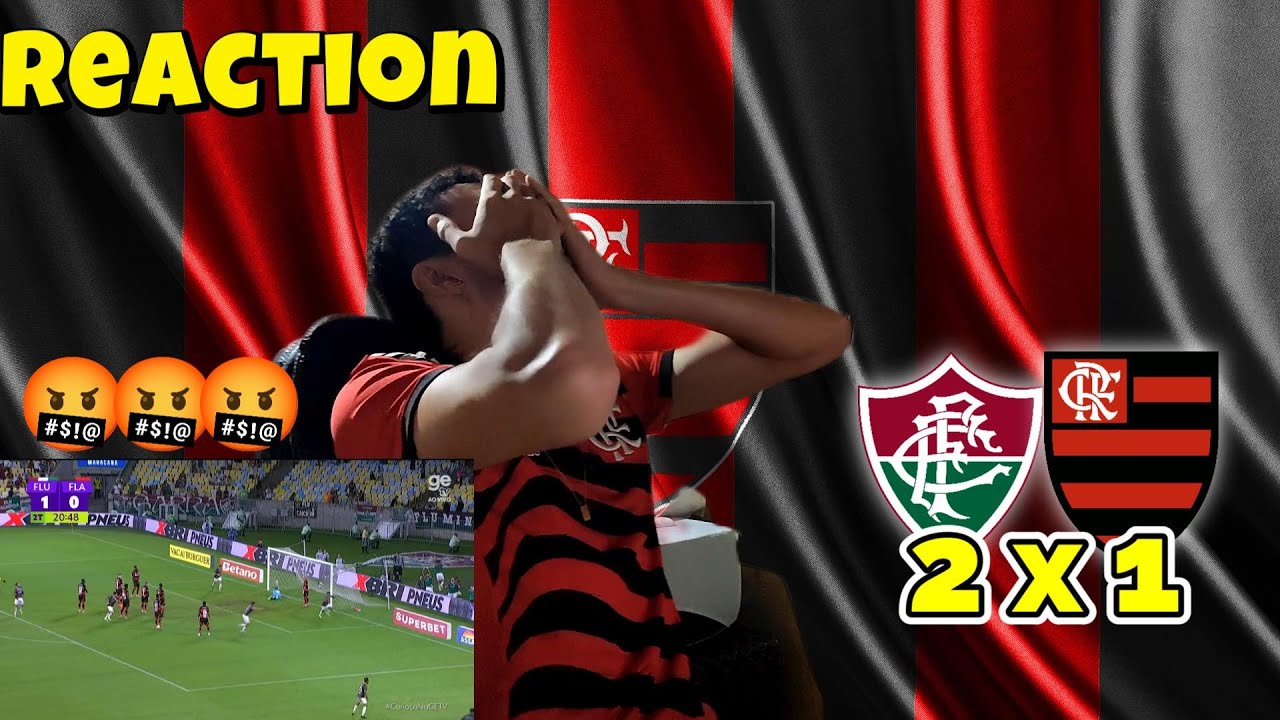 Reação ao Fluminense vencendo o Flamengo por 2x1 no clássico Fla-Flu