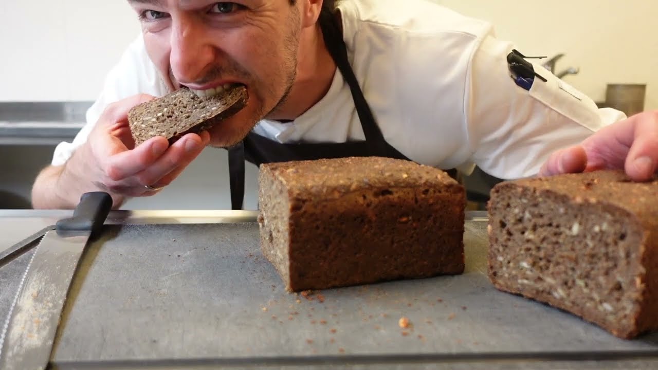 Making The Rye Bread For A Danish Restaurant: Danish Seeded 100% Sourdough Rye