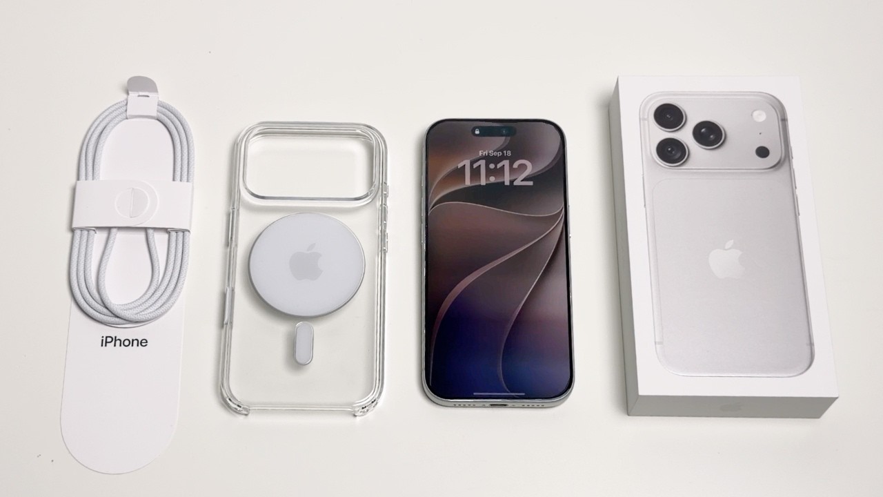 Распаковка iPhone 18 Pro: серебристый!