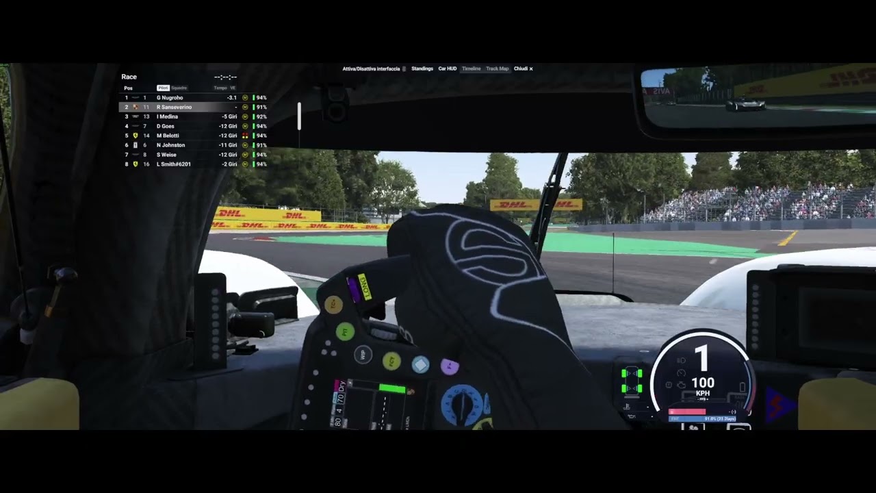LE MANS ULTIMATE : lost a 2nd place for an unsafe rejoin