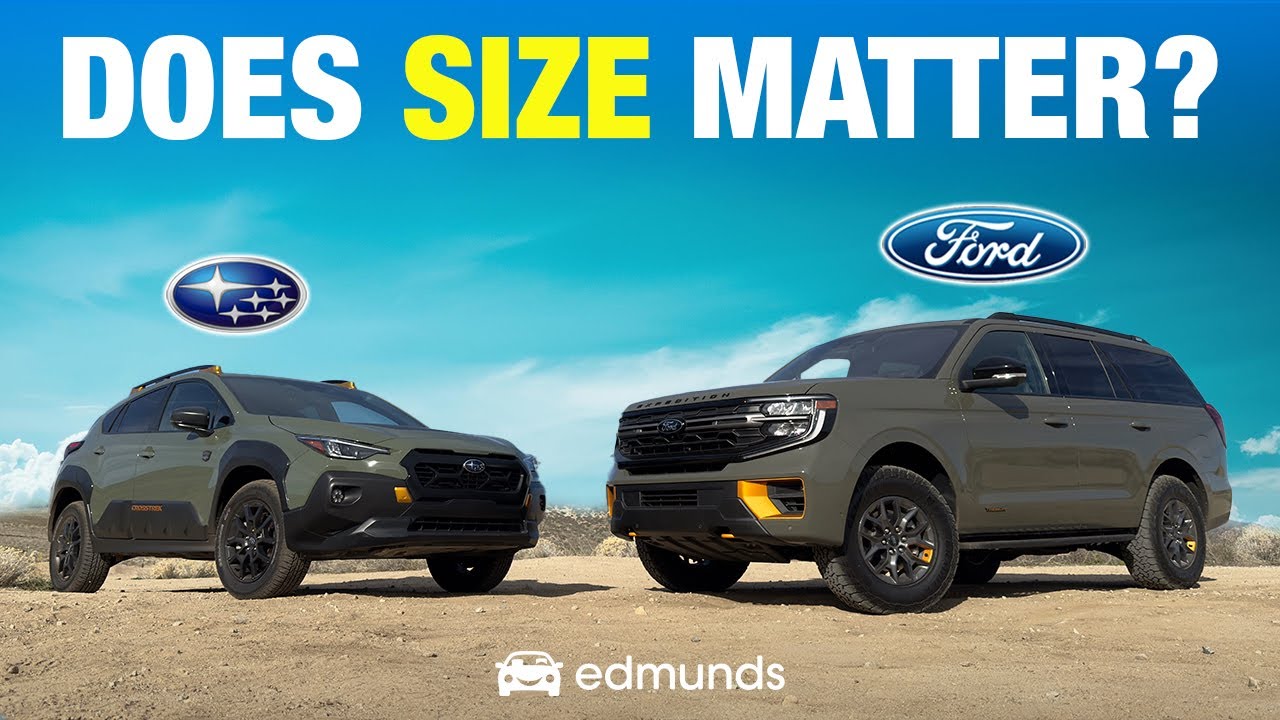 Off-Road Big vs. Little: Subaru Crosstrek Wilderness and Ford Expedition Tremor