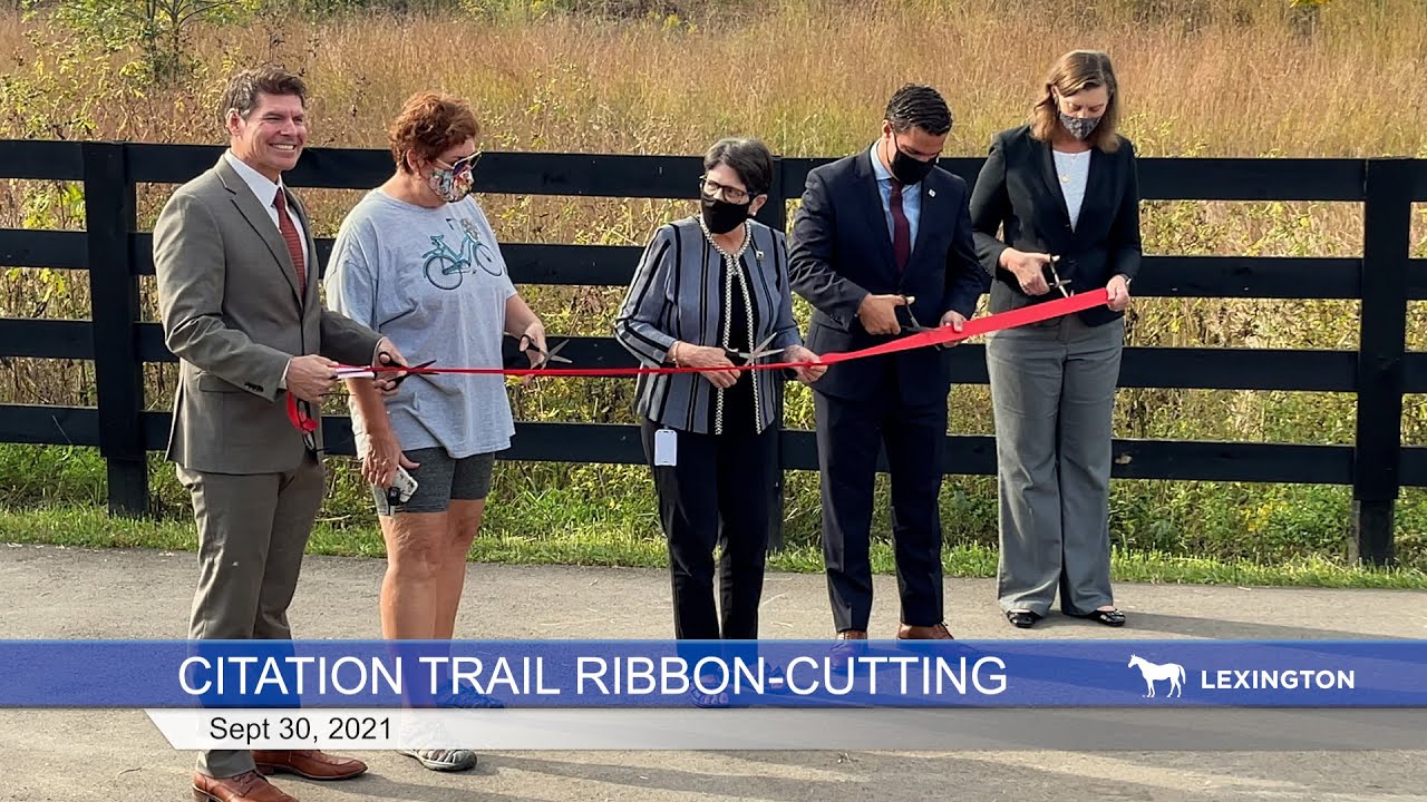 Citation Trail Extension Ribbon-Cutting (Press Conference - Sept 30, 2021)