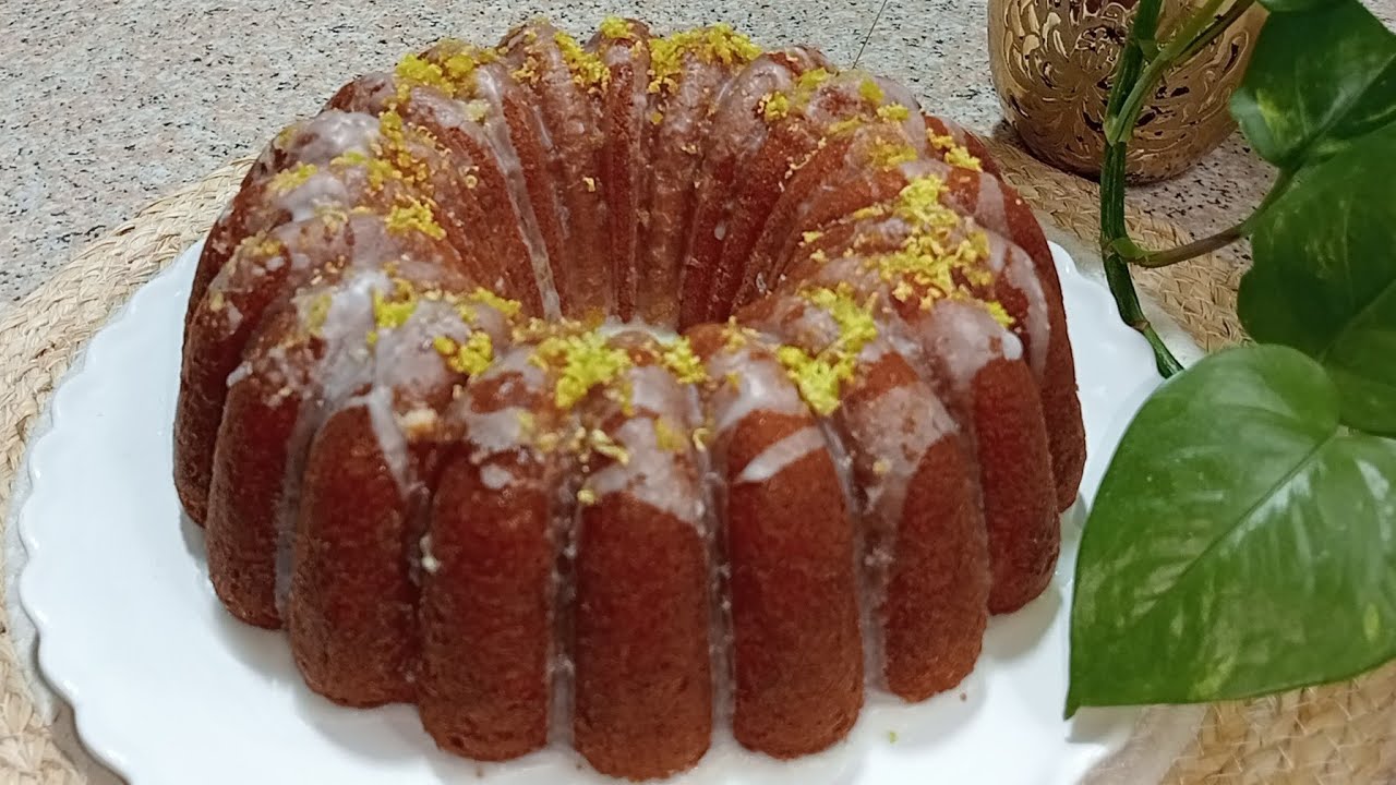 كيك الليمون الحامض🍋 المنعشة هشيش وخفيف احسن كيك✔️ ممكن تحضروه Cake citron💫
