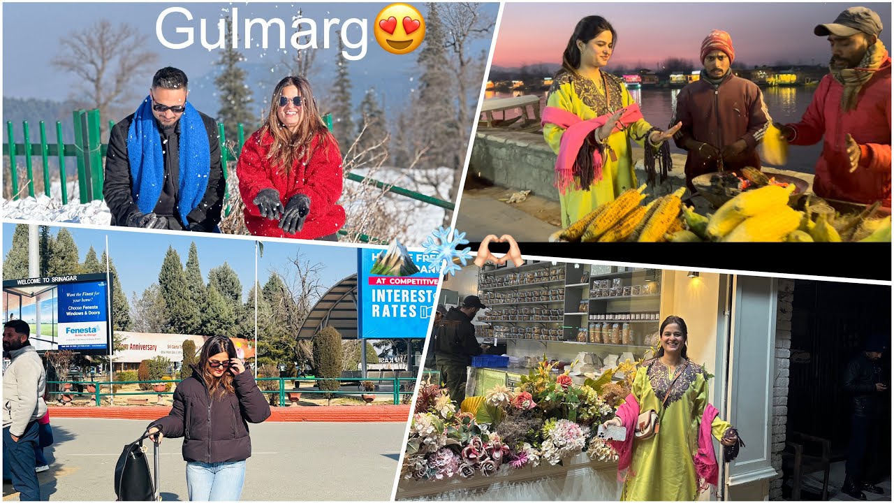 Kashmir vlog 🏔️❄️😍||Dal lake ,Gandola ride to Phase1❤️