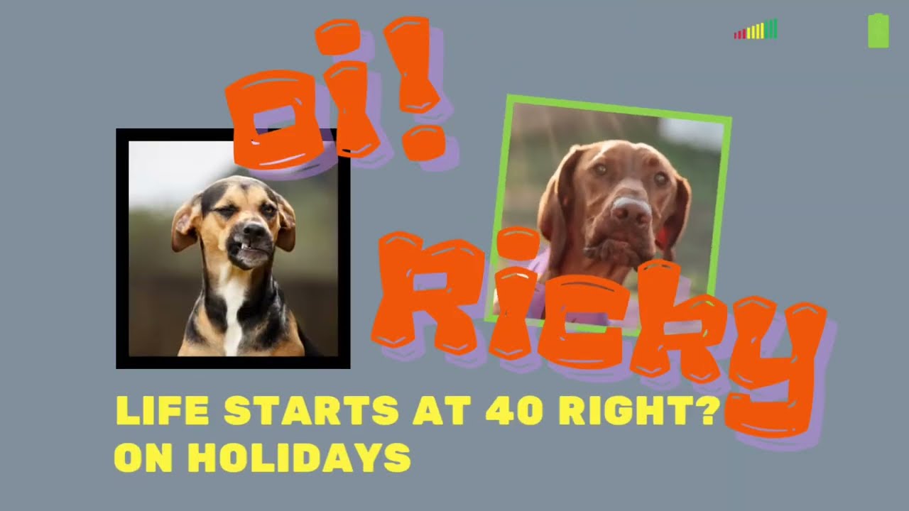 Holidays after 40 Oi.. Ricky #funny #lifeafter40 #cartoon 