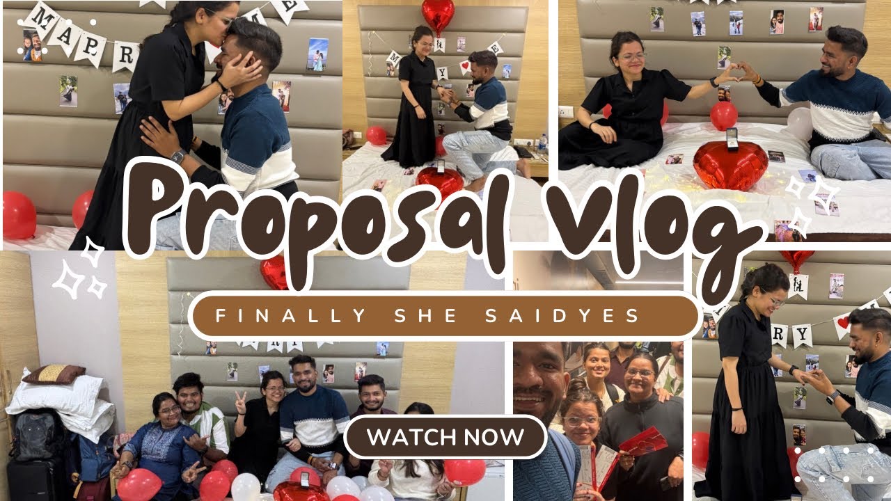 I Proposed Her😍🧿|| She said YES || Officially we’re engaged💥✨💫 || Marriage Date reveal😍😍😍