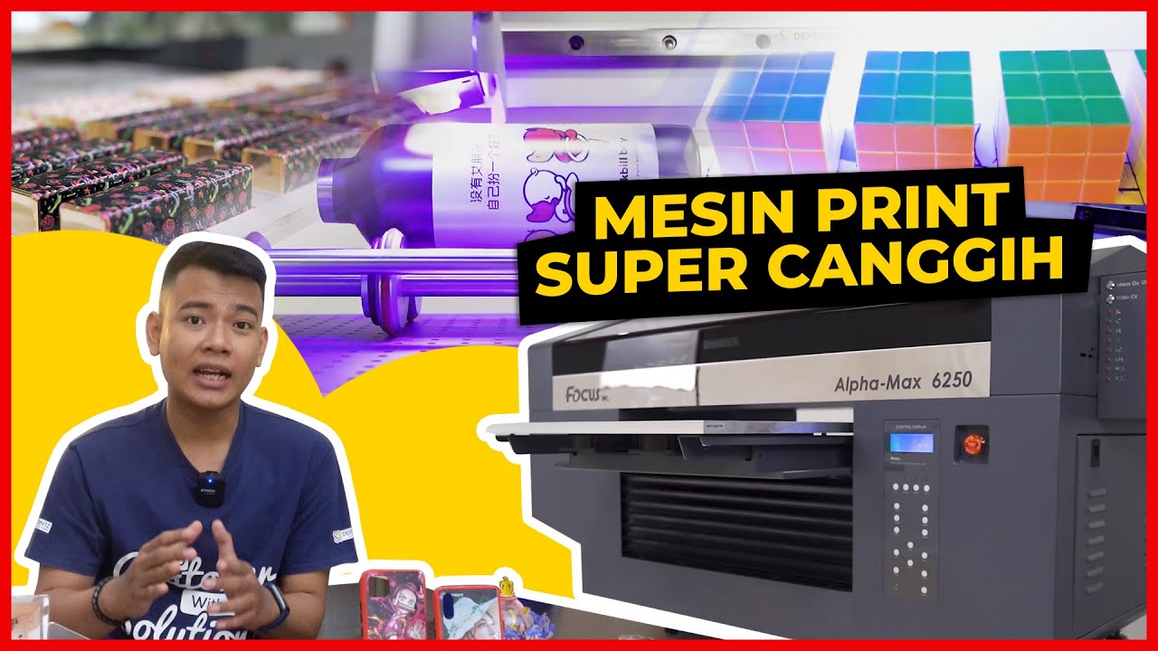 Review Mesin UV Printing Semua Media Cetak, UV Focus Alpha-Max 6250
