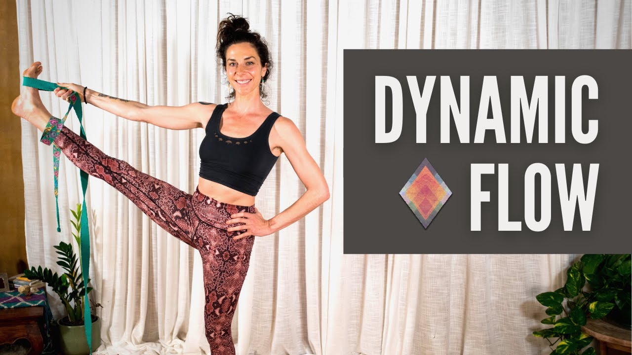 30 Minute Dynamic Standing Vinyasa Flow for Leg Strength & Balance