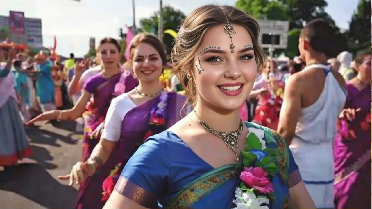 Харе Кришна киртан - лучший киртан Харе Кришна бхаджан - песня киртана - ИСККОН киртан Радость