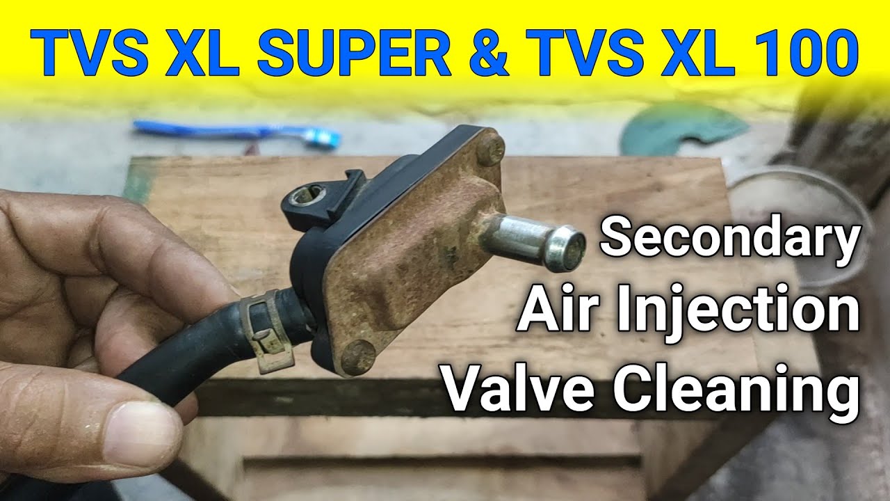 TVS XL Super & TVS XL 100 Secondary Air Injection Valve Cleaning
