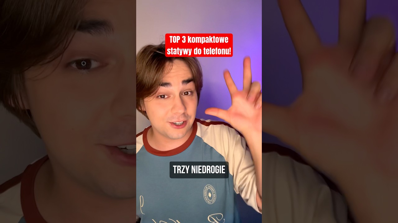 ❗️ TOP 3 Kompaktowe statywy do telefonu! 📱