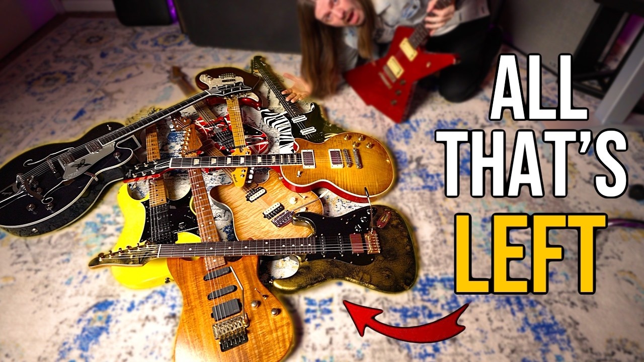 I Cut My Guitar Collection In Half! .... Here's What's Left.