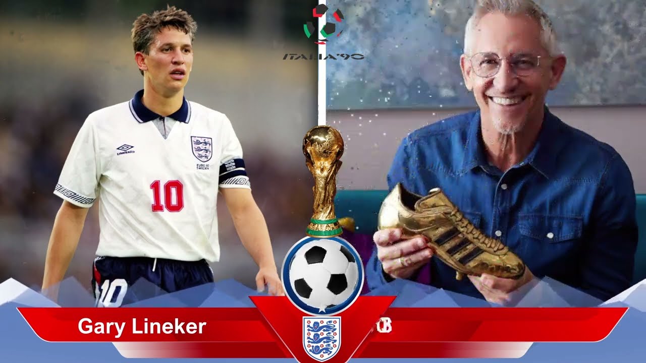 ENGLAND FOOTBALL TEAM THEN & NOW - ITALIA 1990 WORLD CUP