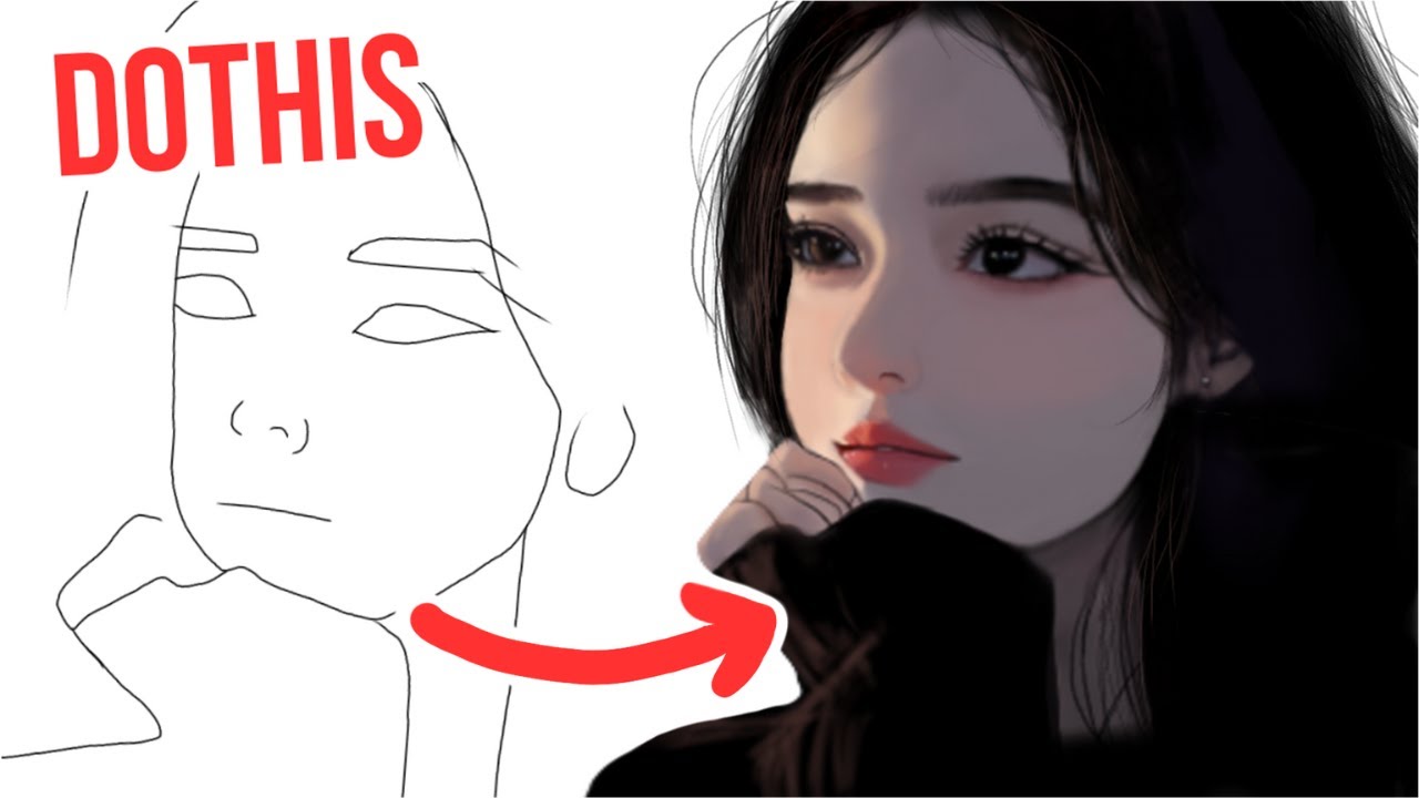 Anime Girl  | Ibis Paint X Full Process 😍💕