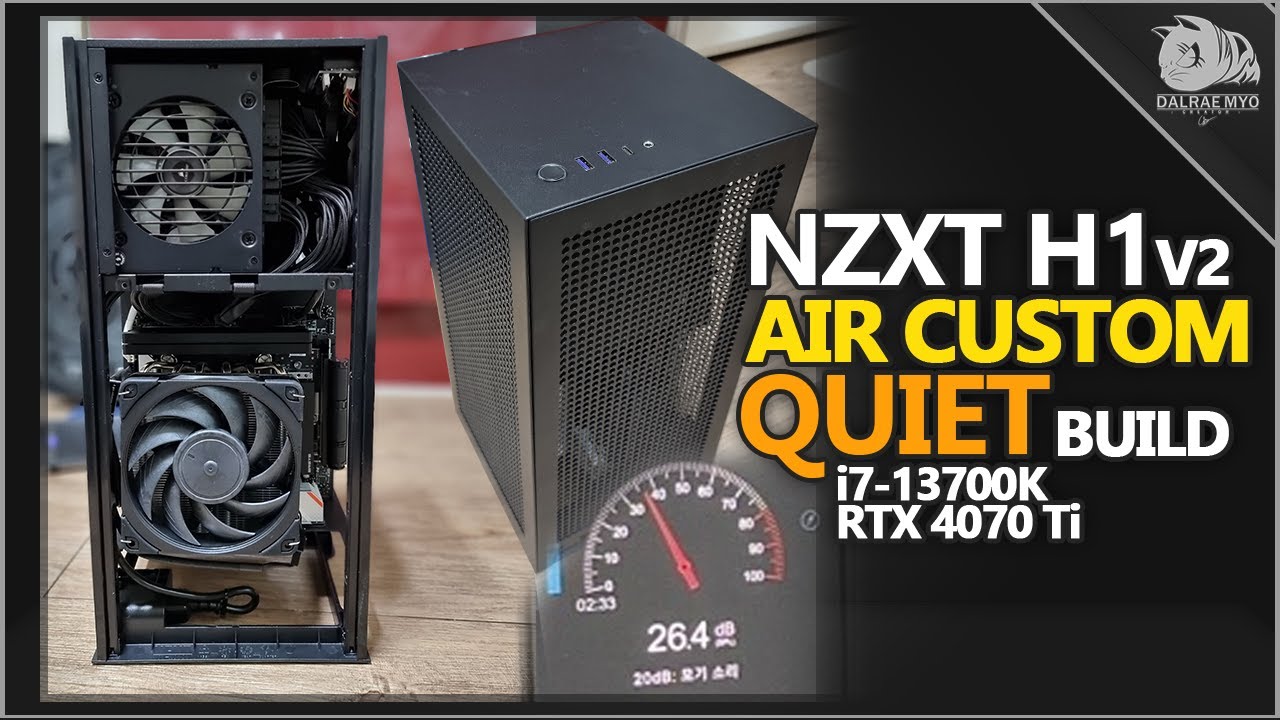 NZXT H1 V2 Air Custom Build | 13700K RTX 4070 Ti