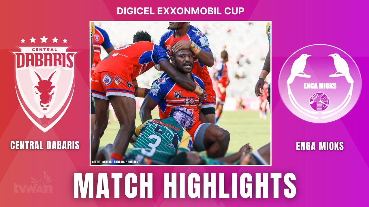 Central Dabaris vs Enga Mioks | Match Highlights | Digicel ExxonMobil Cup | Round 16