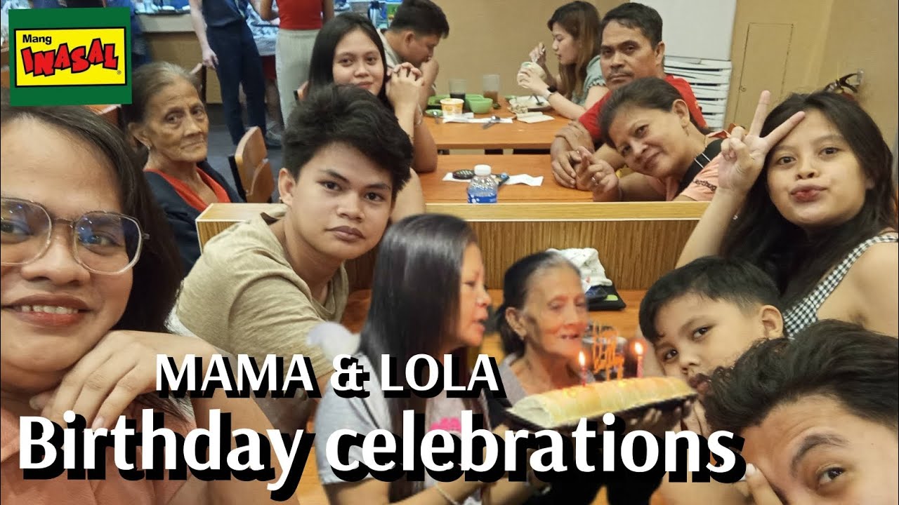 BIRTHDAY CELEBRATIONS HERE IN MANG INASAL #birthdaycelebration #birthday #familytime #bondingtime