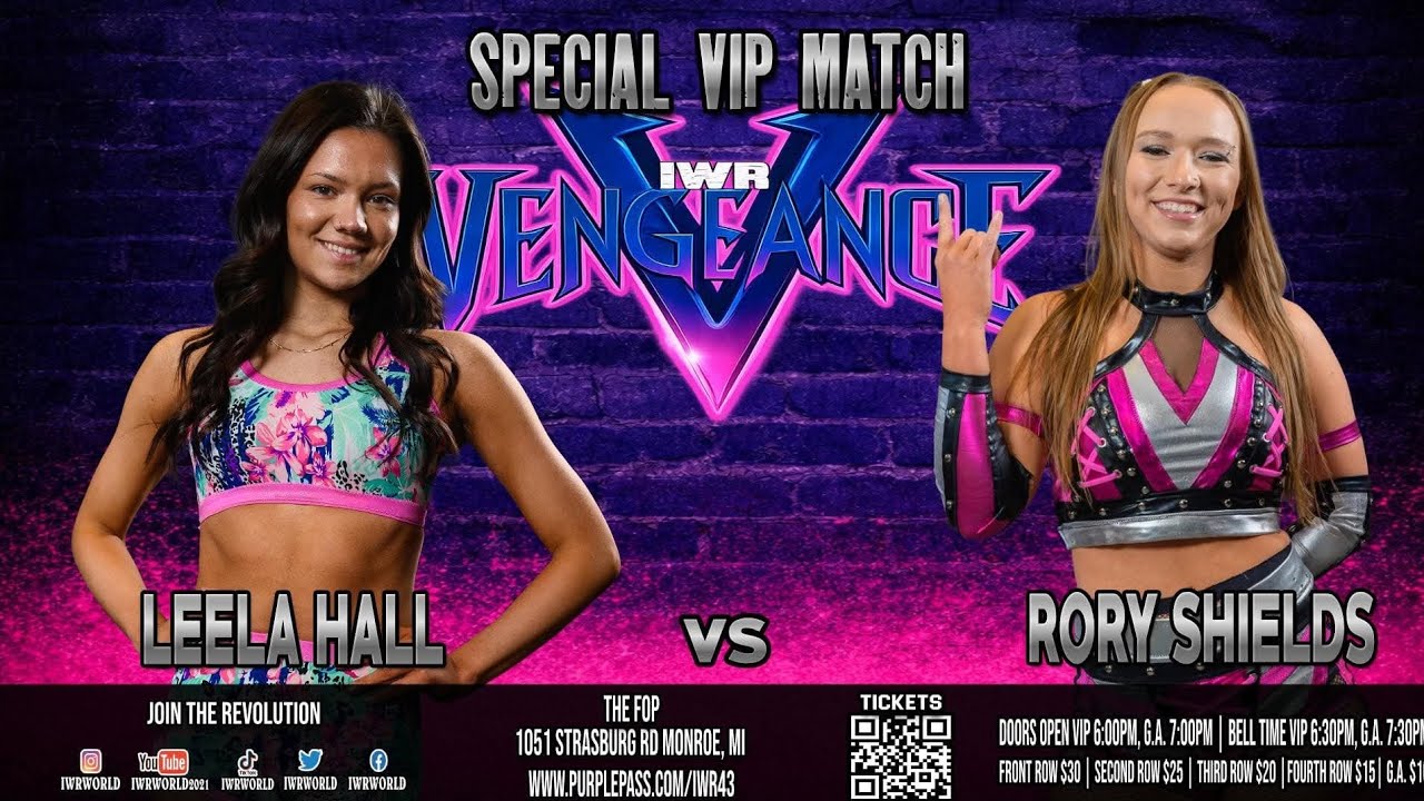 IWR: Leela Hall vs. Rory Shield (Pre - Show Match) 3/19/26 