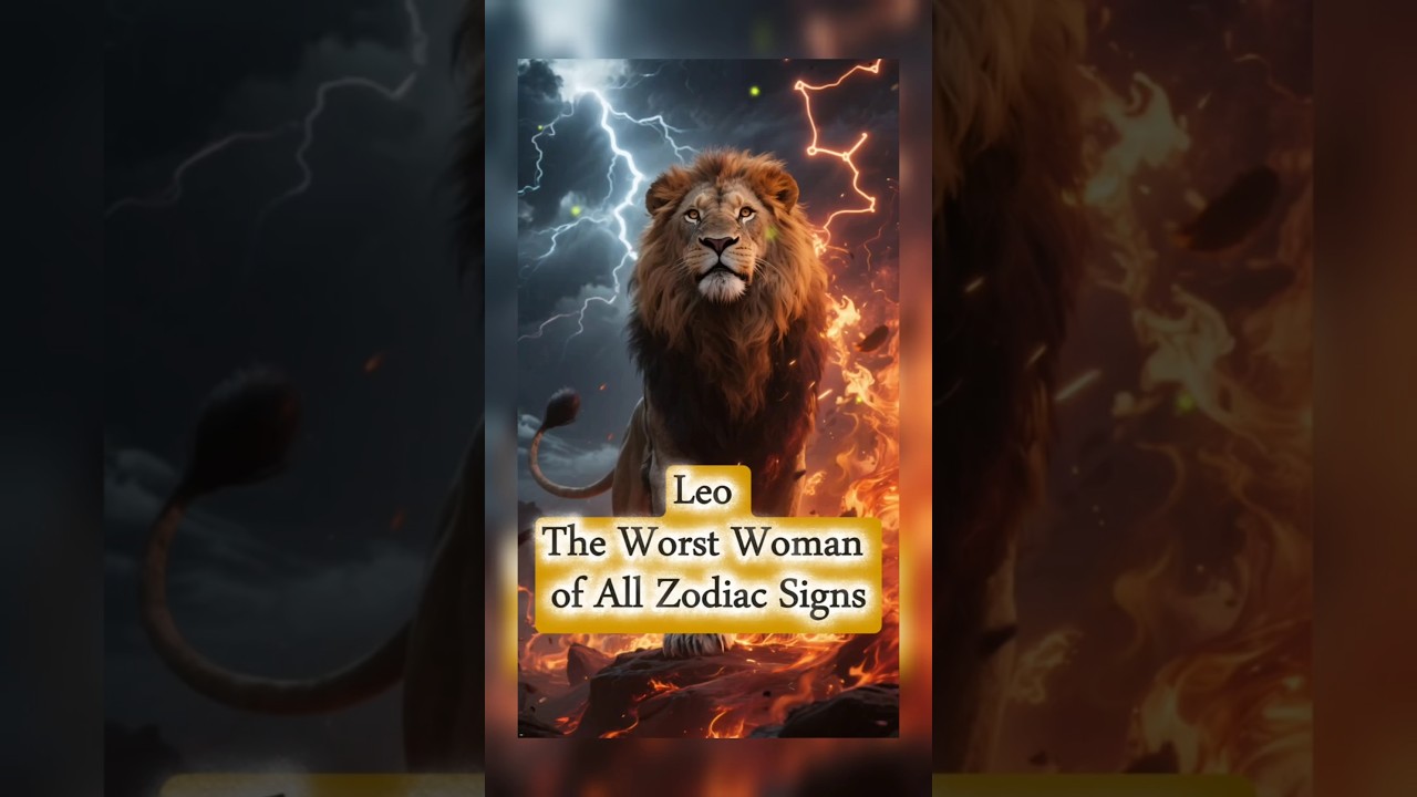 Leo: The Worst Woman of all Zodiac Signs #zodiacsignsexplained #zodiacwhisperer #zodiacsigns