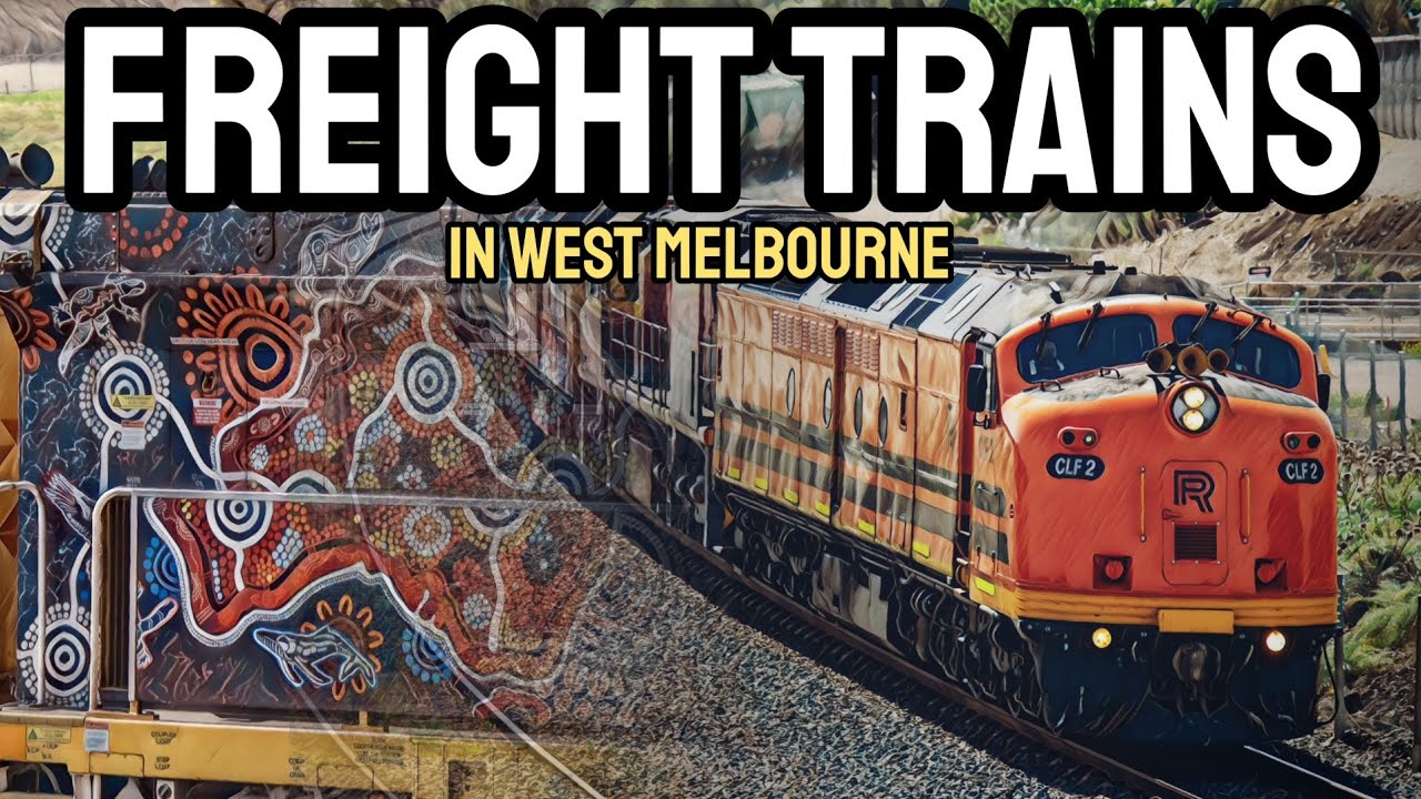 Indigenous ACD, SSR Grain & More! | Freight Trains in West Melbourne Part 3 | 2024