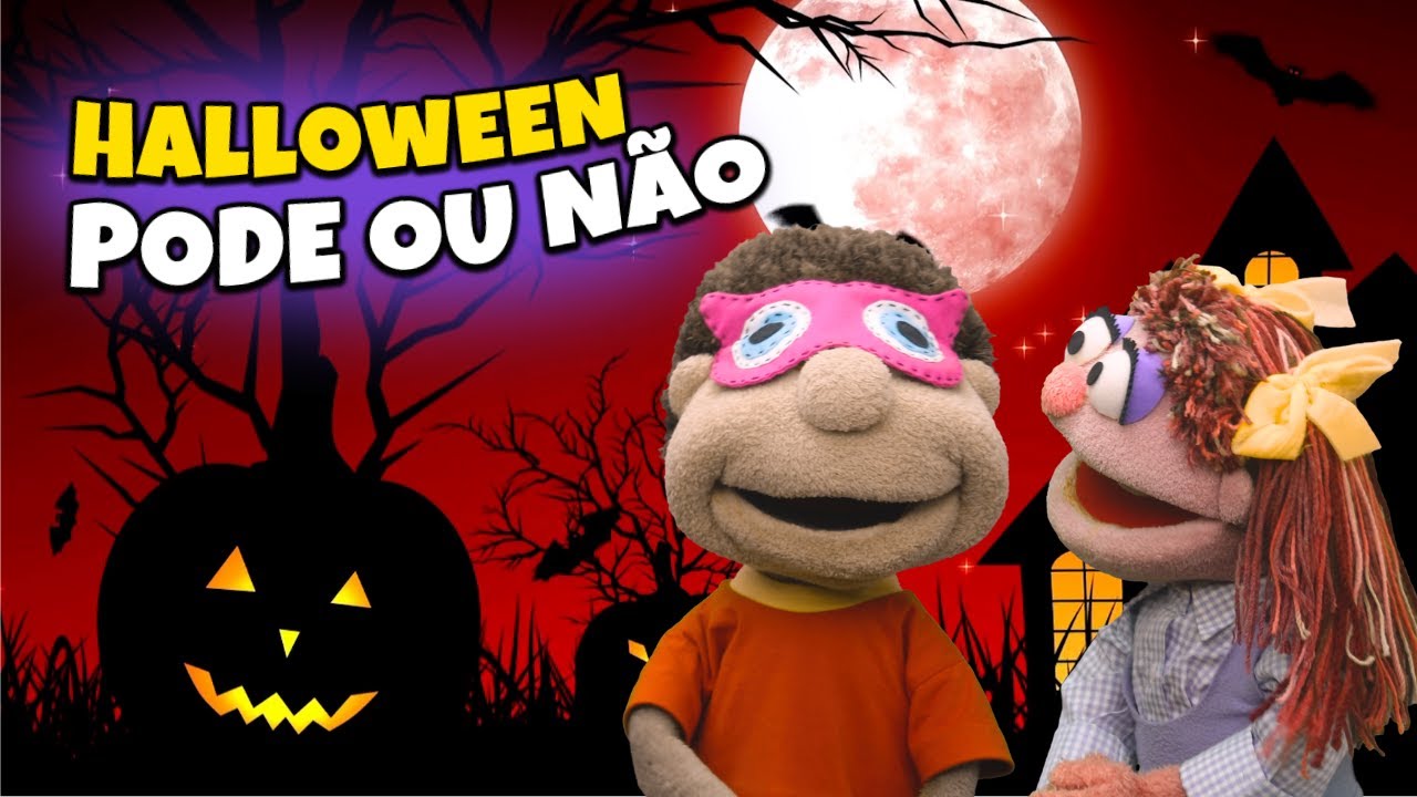 Halloween Pode ou Não Pode? - História Infantil com Fantoches