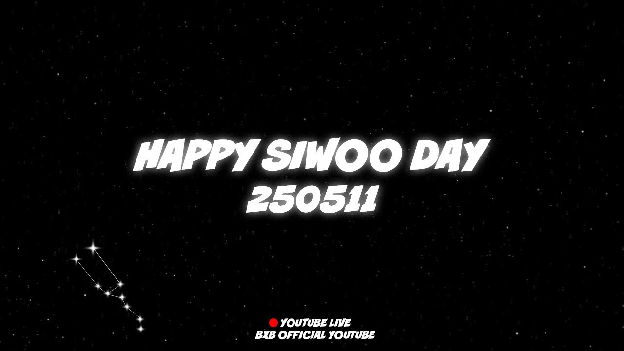 HAPPY SIWOO DAY🎉