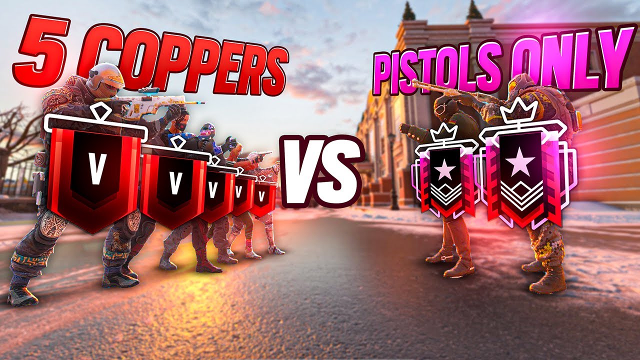 Pistol Only GODS VS 5 Coppers: Will They Win?