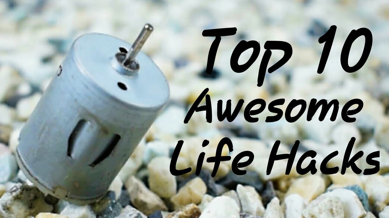 10 Awesome Life Hacks For Dc Motor || DC Motor life hacks