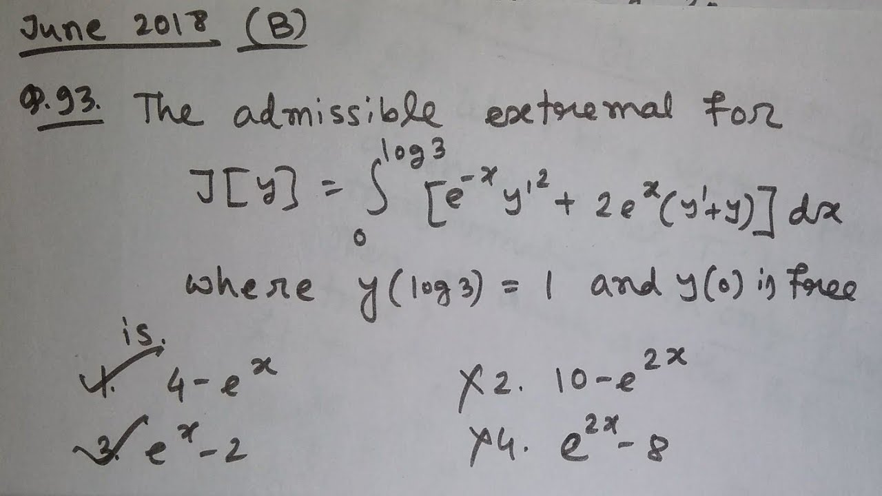 Q. 93 csir net June 2018 mathematics question on c.o.v