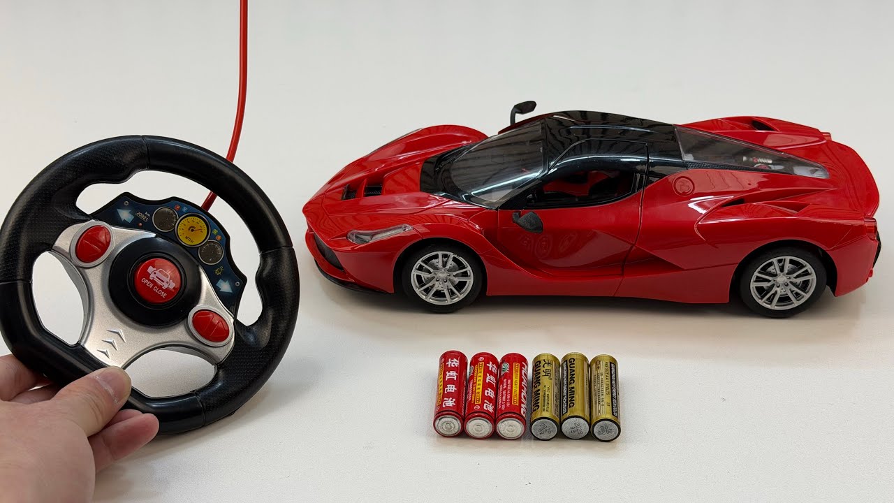 Unboxing cool RC double-door sports car,RC mountain off-road vehicle,RC city fire truck,EV ambulance