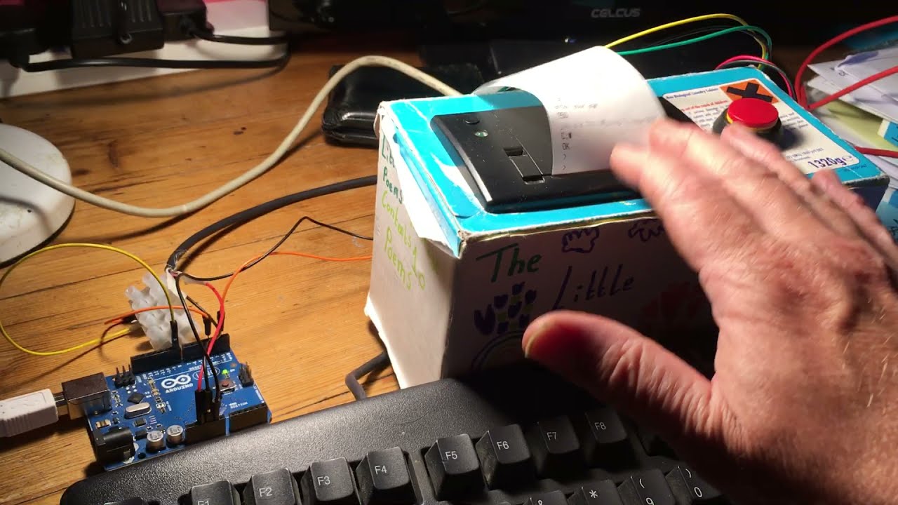 Work in progress: Arduino TinyBASIC computer with thermal printer