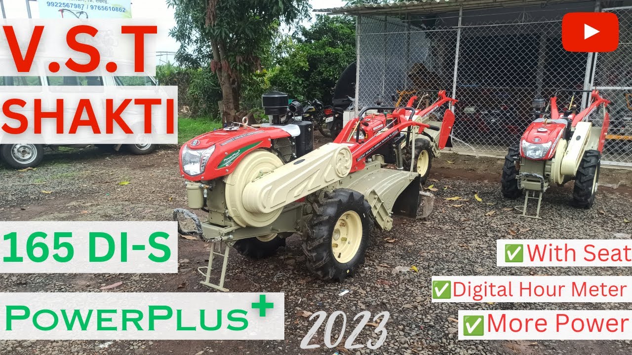 VST SHAKTI 165 DI-S POWERPLUS+ Power Tiller Review |INDIA's Powerful Tiller| Price? in Hindi