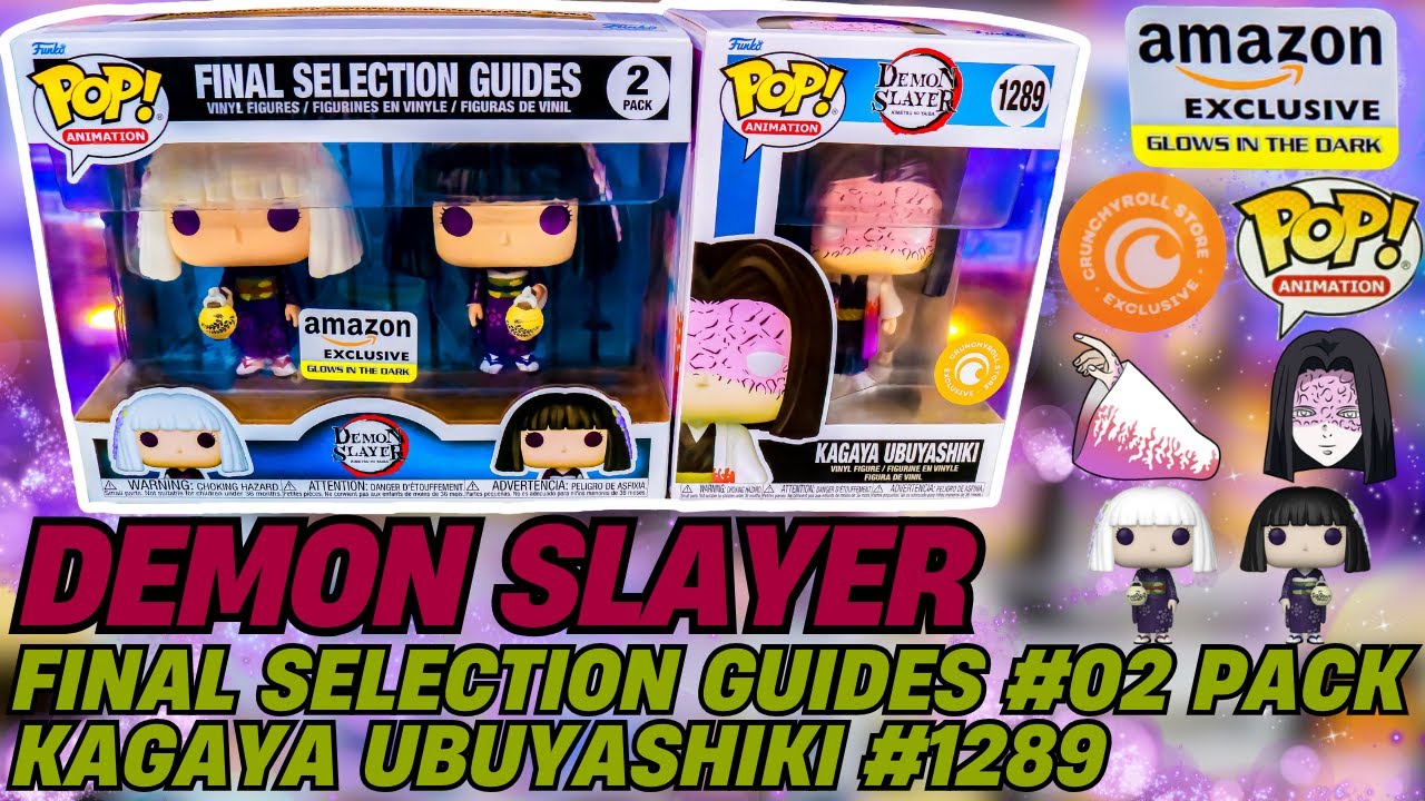 DEMON SLAYER FUNKO POP || FINAL SELECTION GUIDES GLOW | KAGAYA UBUYASHIKI #1289 | CRUNCHYROLL AMAZON