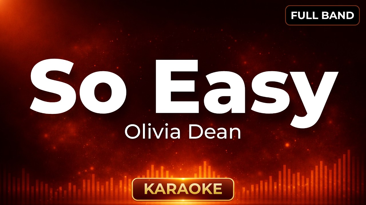 So Easy (To Fall In Love) - Olivia Dean (HQ Karaoke | Original Key) | Bandify Karaoke