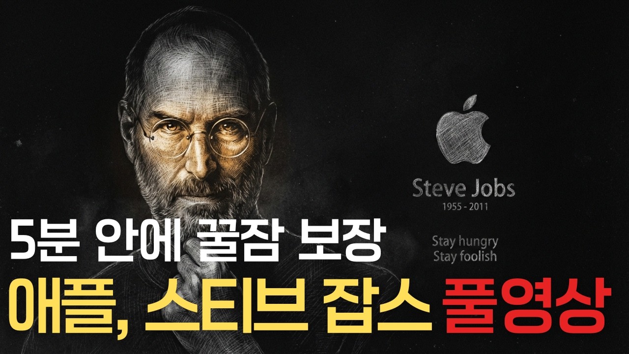 🌙 틀어놓고 주무세요: 그는 왜 암과 싸워야 했을까?, 스티브 잡스｜깊은밤,방구석도슨트