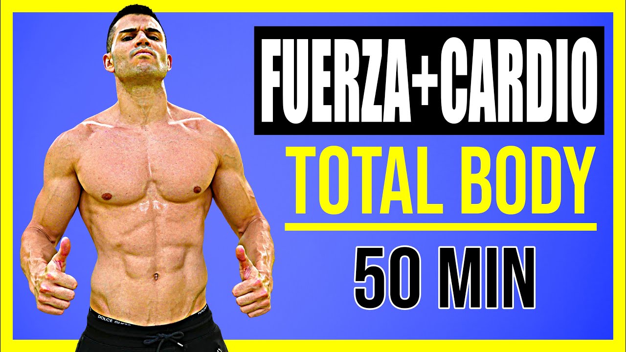 🟣 Rutina de FUERZA y CARDIO *50 MINUTOS* [En CASA] 💥 TONIFICAR TODO el CUERPO y QUEMAR GRASA RÁPIDO