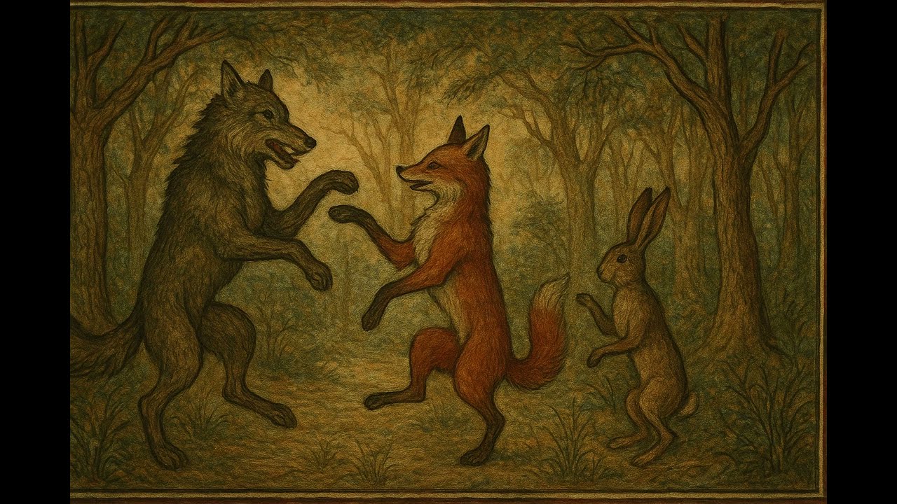 French Folk Song - J&rsquo;ai Vu Le Loup with lyrics (French, English, Spanish, Italian, German)