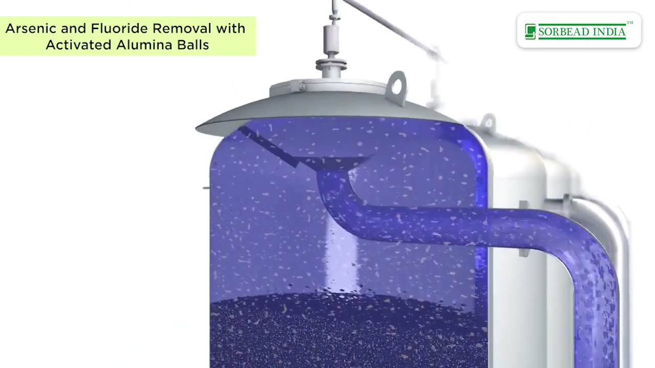 Activated alumina balls for arsenic & fluoride removal