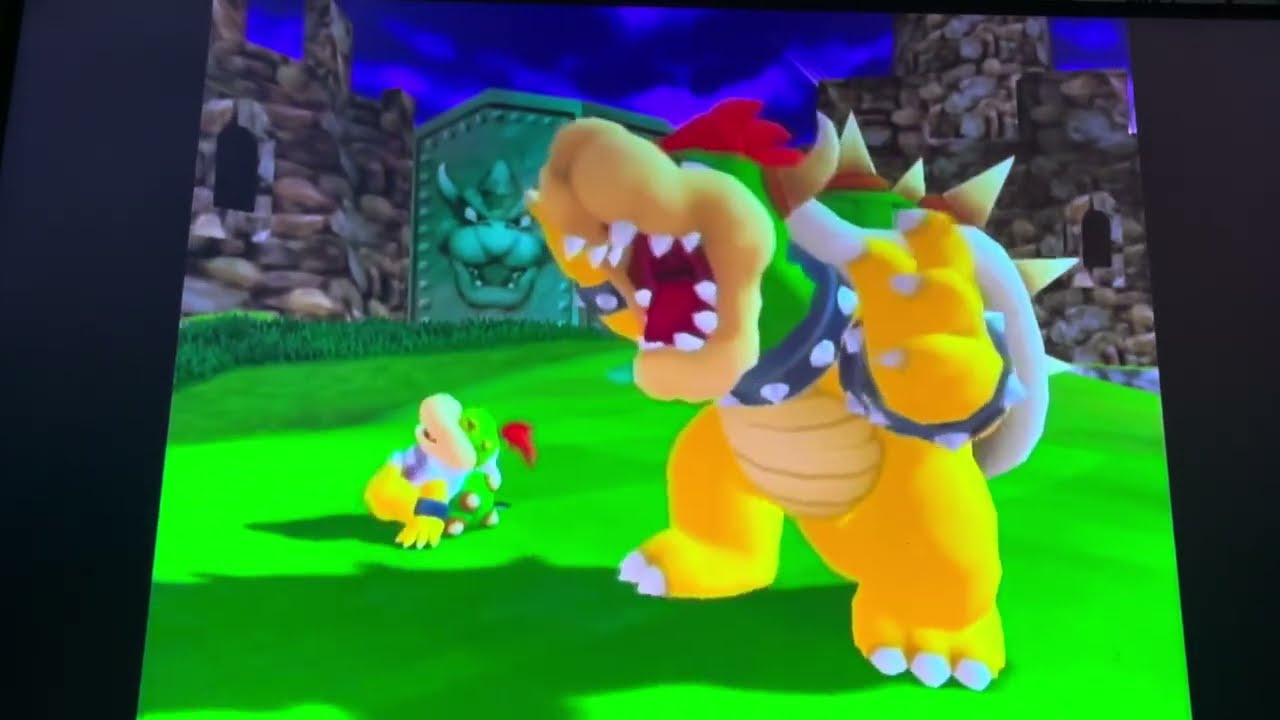 Mario Golf Toadstool Tour Bowser jr Vs Bowser at Bowser badlands 