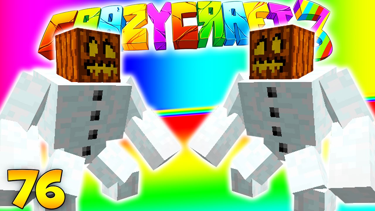 Minecraft CRAZY CRAFT 3.0 - Mutant Snow Golem Pets #76 | JeromeASF