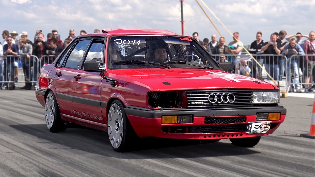 800HP+ Audi 90 Typ 85 GTX35TTH Turbo Half Mile @ 275km/h